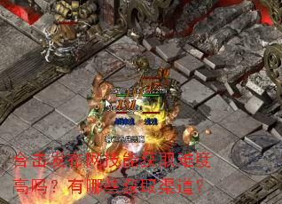 合击发布网技能获取难度高吗?有哪些获取渠道? 合击发布网技能获取难度高吗?有哪些获取渠道?