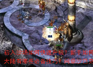 初入沙场如何快速升级?新手如何选择职业?征战玛法大陆有哪些必备技巧?问鼎沙巴克巅峰之路怎么走? 初入沙场如何快速升级?新手如何选择职业?征战玛法大陆有哪些必备技巧?问鼎沙巴克巅峰之路怎么走?