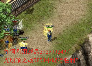 如何利用成昆202300249在光明顶之战5854中取得胜利? 如何利用成昆202300249在光明顶之战5854中取得胜利?
