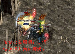 传奇公益服吧:如何快速提升角色等级? 传奇公益服吧:如何快速提升角色等级?