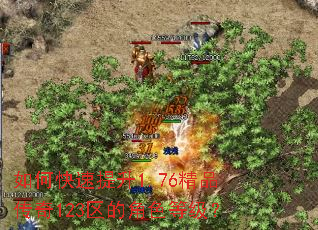 如何快速提升1.76精品传奇123区的角色等级? 如何快速提升1.76精品传奇123区的角色等级?