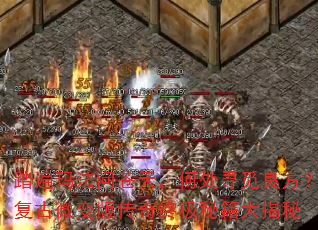 踏遍玛法问苍天,何处寻觅良方?复古微变版传奇终极秘籍大揭秘 踏遍玛法问苍天,何处寻觅良方?复古微变版传奇终极秘籍大揭秘