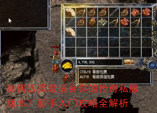 如何选择最适合你的传奇私服版本?新手入门攻略全解析 如何选择最适合你的传奇私服版本?新手入门攻略全解析
