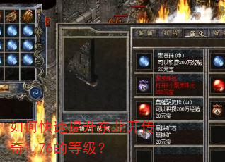 如何快速提升东北开传奇1.76的等级? 如何快速提升东北开传奇1.76的等级?