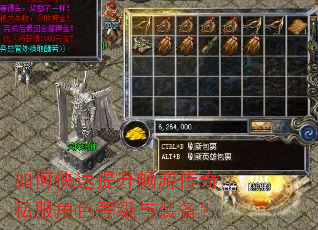如何快速提升畅游传奇私服角色等级与装备? 如何快速提升畅游传奇私服角色等级与装备?
