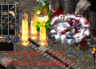 如何快速提升1.76传奇角色等级与装备获取技巧? 如何快速提升1.76传奇角色等级与装备获取技巧?