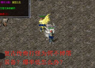 复古传奇打怪为何不掉落装备?爆率低怎么办? 复古传奇打怪为何不掉落装备?爆率低怎么办?