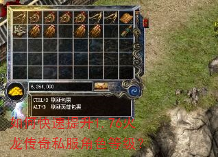 如何快速提升1.76火龙传奇私服角色等级? 如何快速提升1.76火龙传奇私服角色等级?