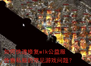 如何快速修复wlk公益服传奇私服的常见游戏问题? 如何快速修复wlk公益服传奇私服的常见游戏问题?