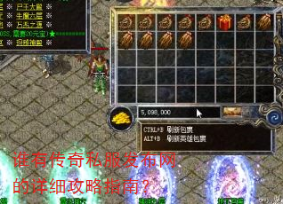 谁有传奇私服发布网的详细攻略指南? 谁有传奇私服发布网的详细攻略指南?