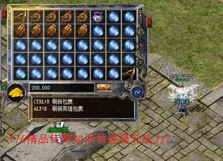 176精品传奇如何快速提升战力? 176精品传奇如何快速提升战力?