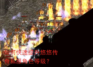 如何快速提升悠悠传奇私服角色等级? 如何快速提升悠悠传奇私服角色等级?